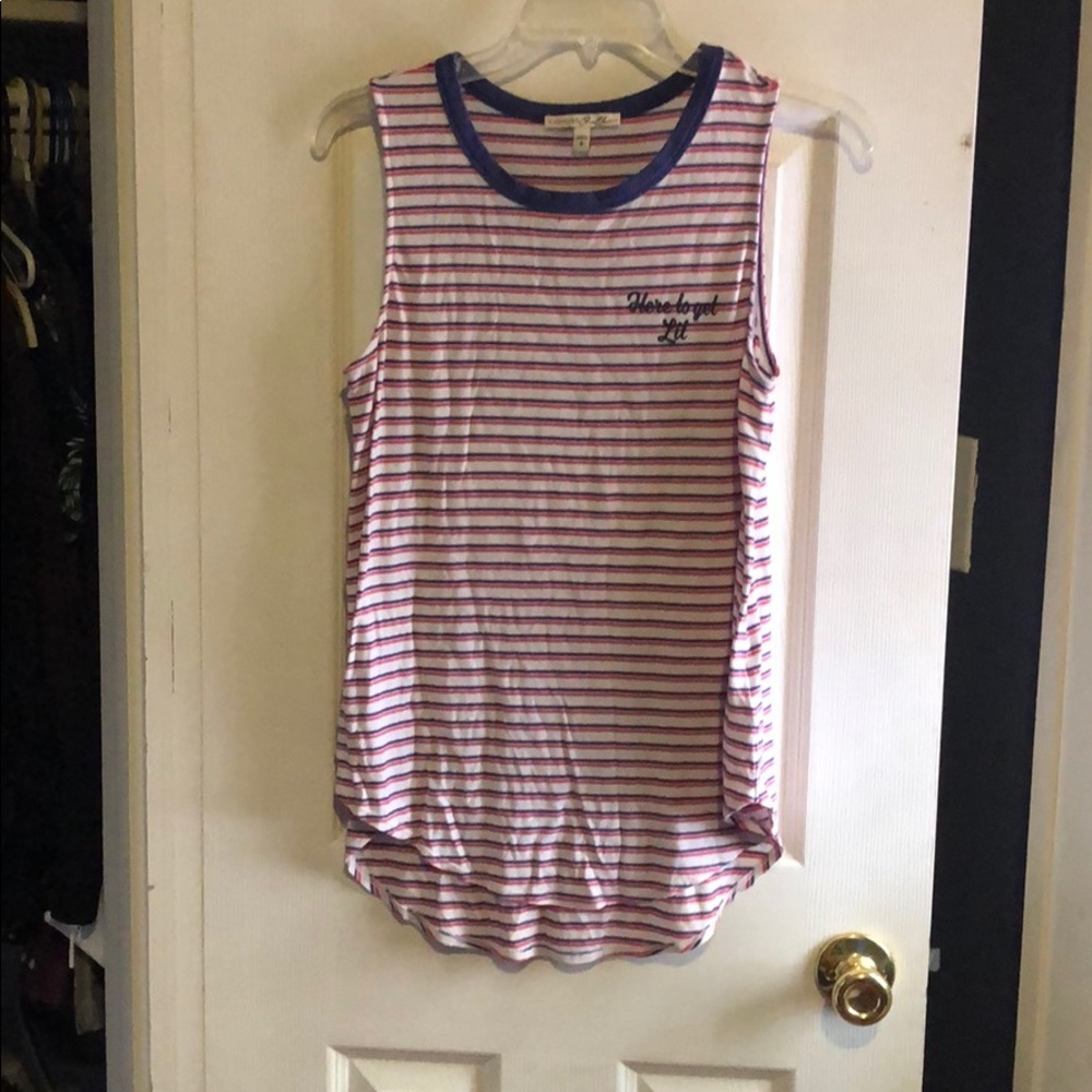 Express stripped tank top